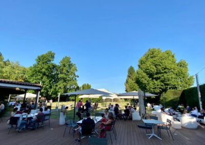 Terraza - Restaurante Hotel Don Carlos - Pamplona - Huarte