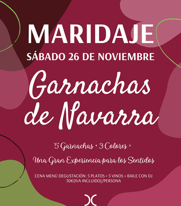 CENA MARIDAJE SÁBADO 26 DE NOVIEMBRE