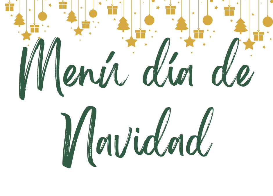 MENÚ 25 DE DICIEMBRE