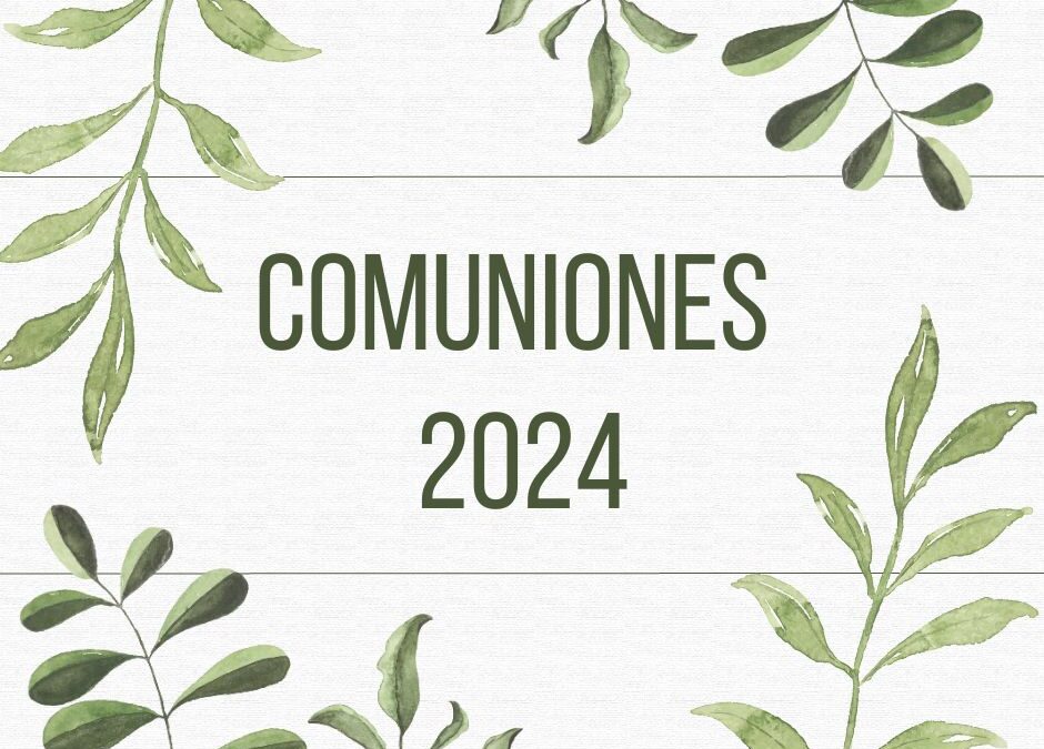 MENÚS COMUNIÓN 2024
